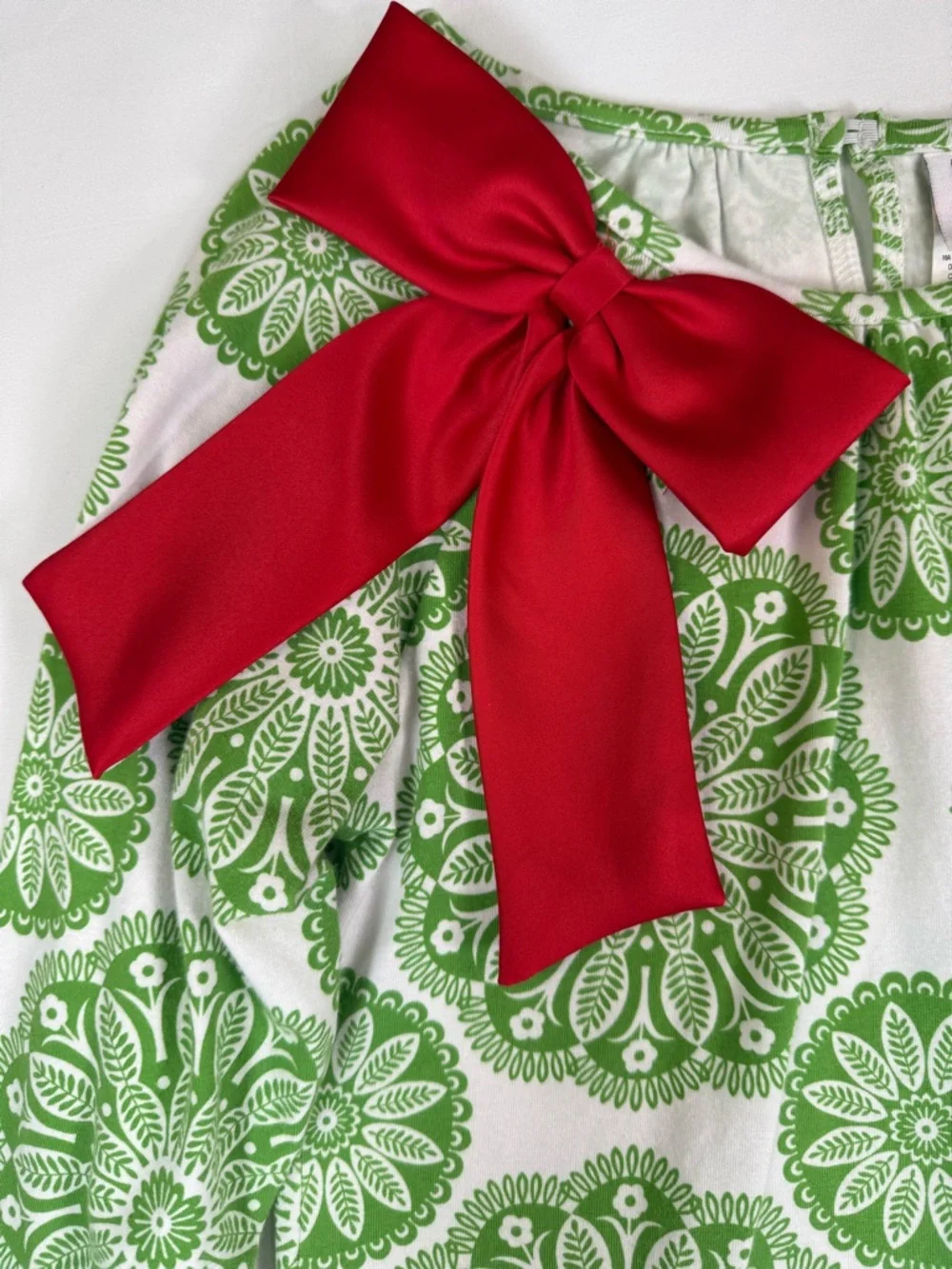 COUNTING DAISIES Girls Dress 16 Christmas Cottagecore Preppy Bow Ruffle‎ Floral
